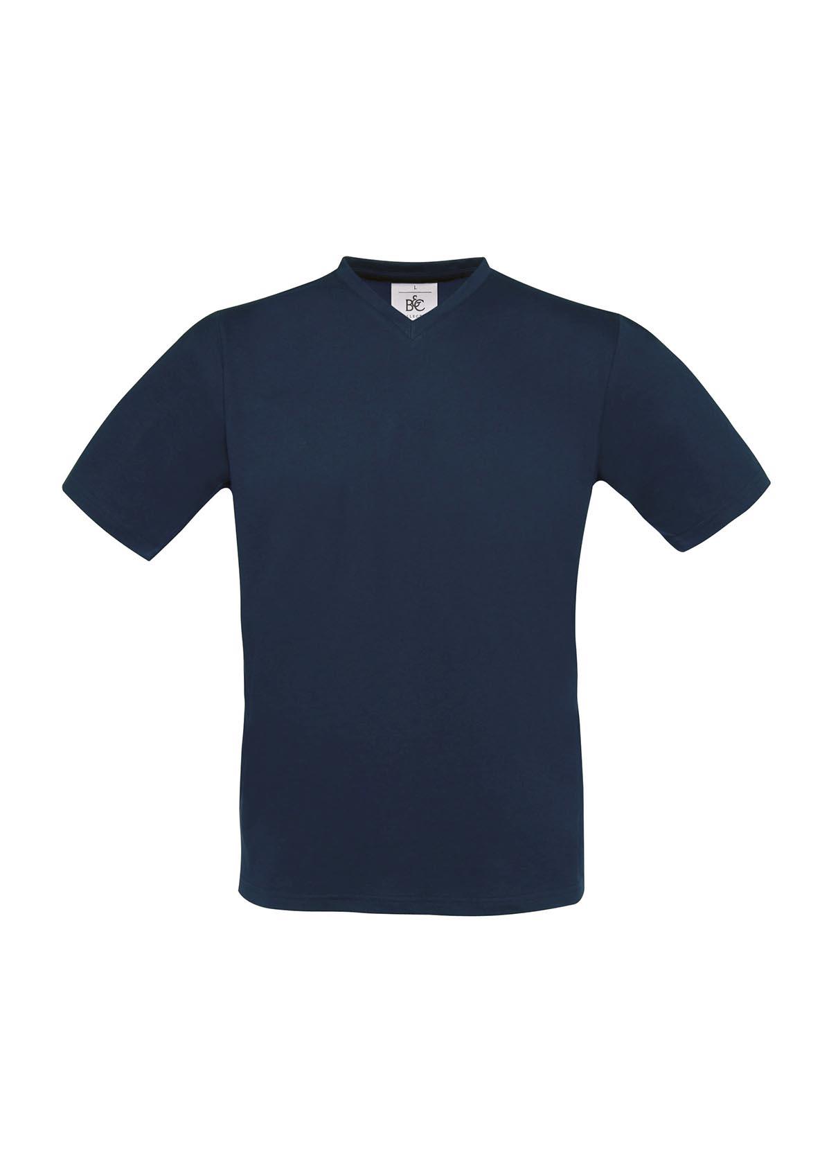 V NECK - NAVY