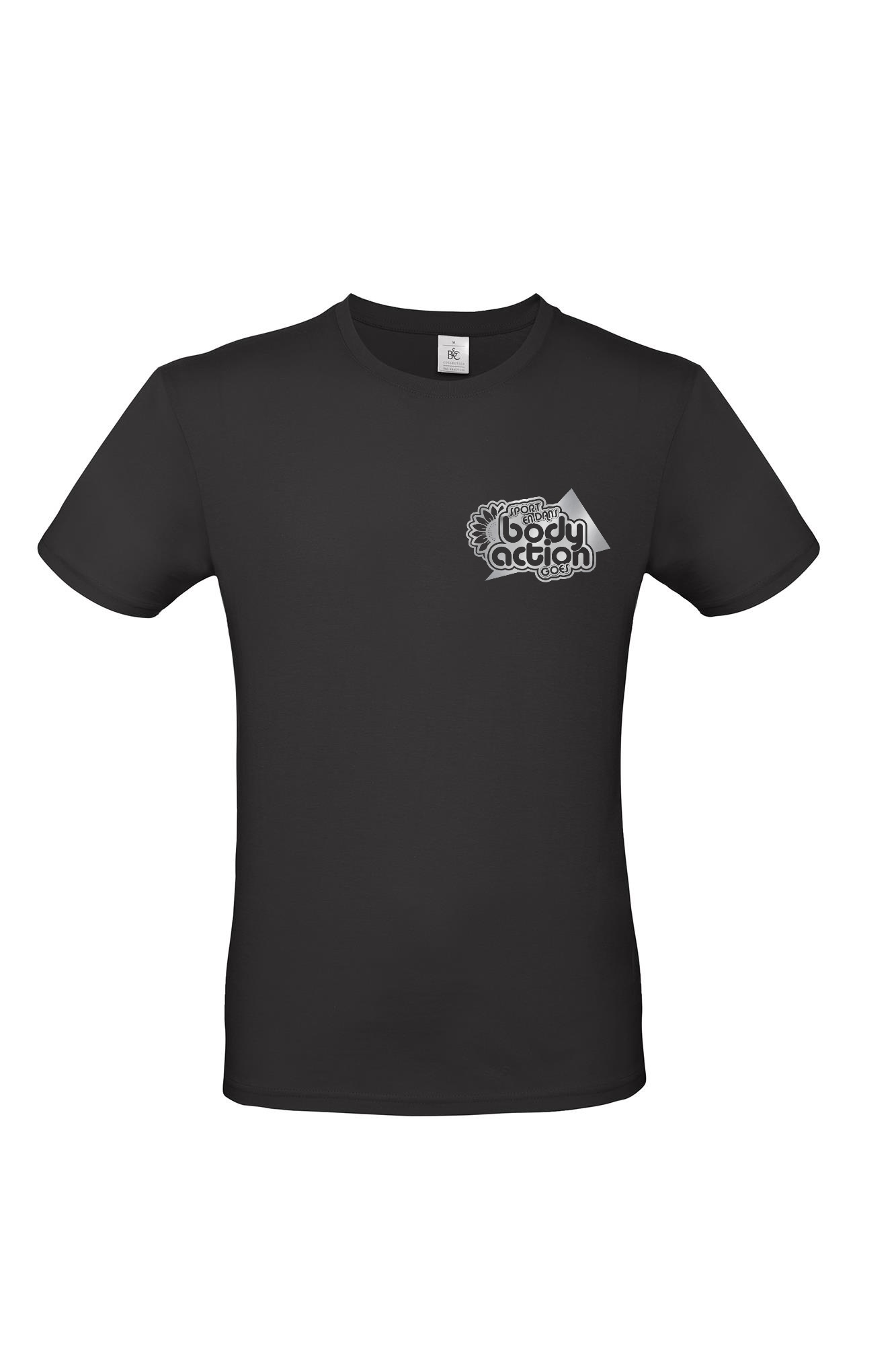 BODY ACTION T-SHIRT | ZILVER