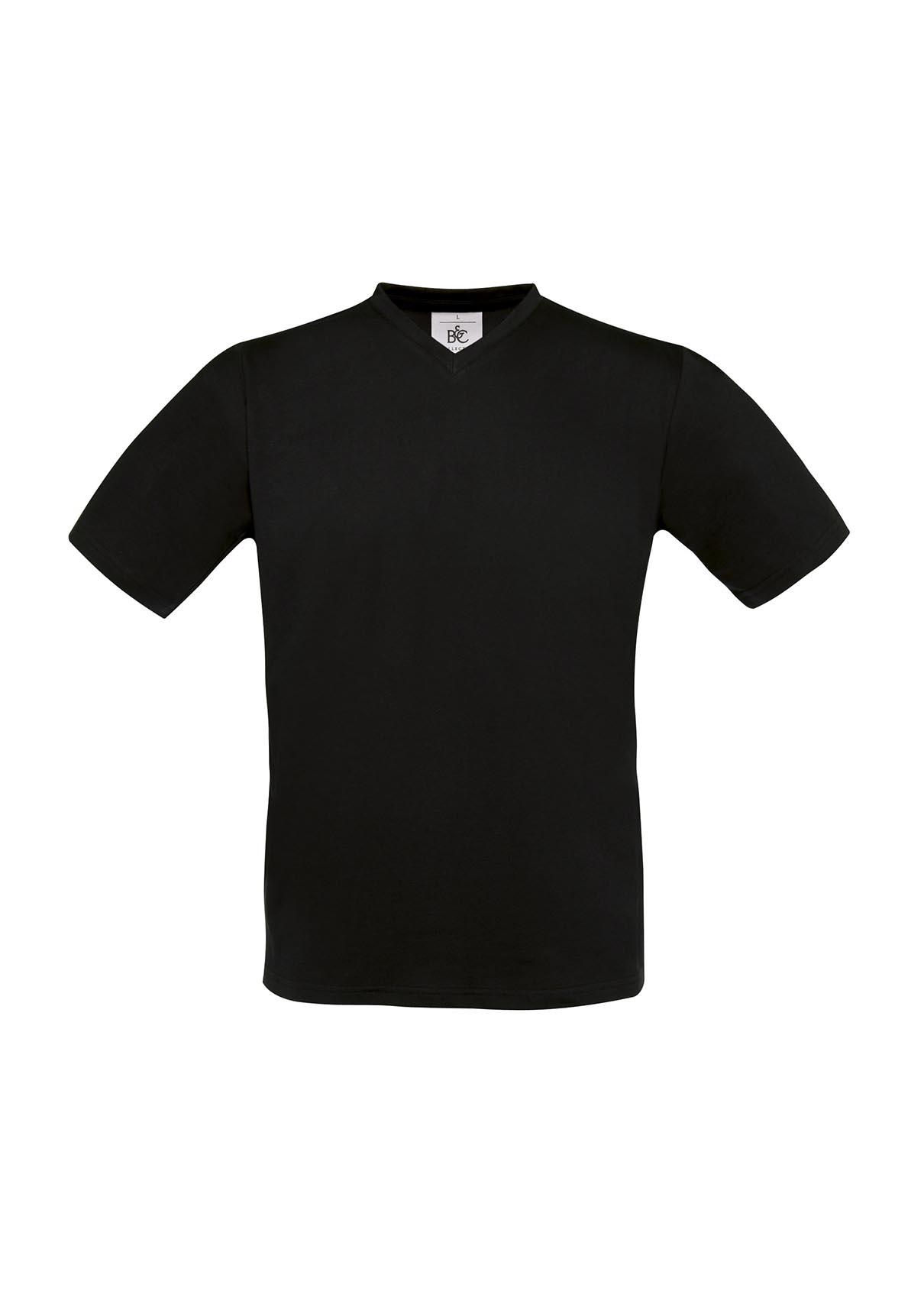 V NECK - BLACK