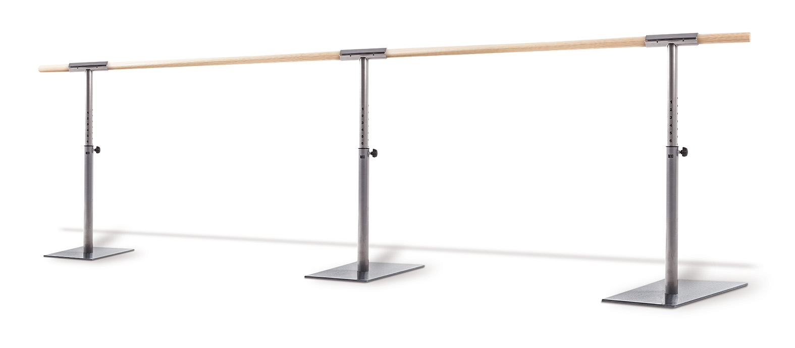 ISA FREESTANDING STUDIO WOODEN BALLETBARRE WITHOUT WHEELS