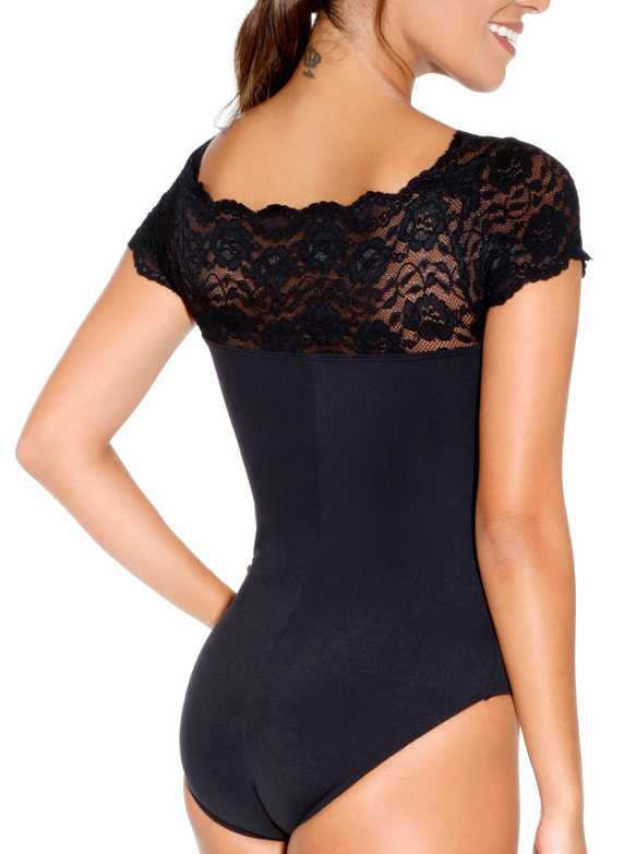 SO DANCA LACE SLEEVE - SL16 BLACK