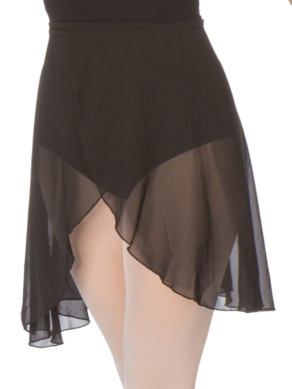 WRAP SKIRT BLACK - PA3071