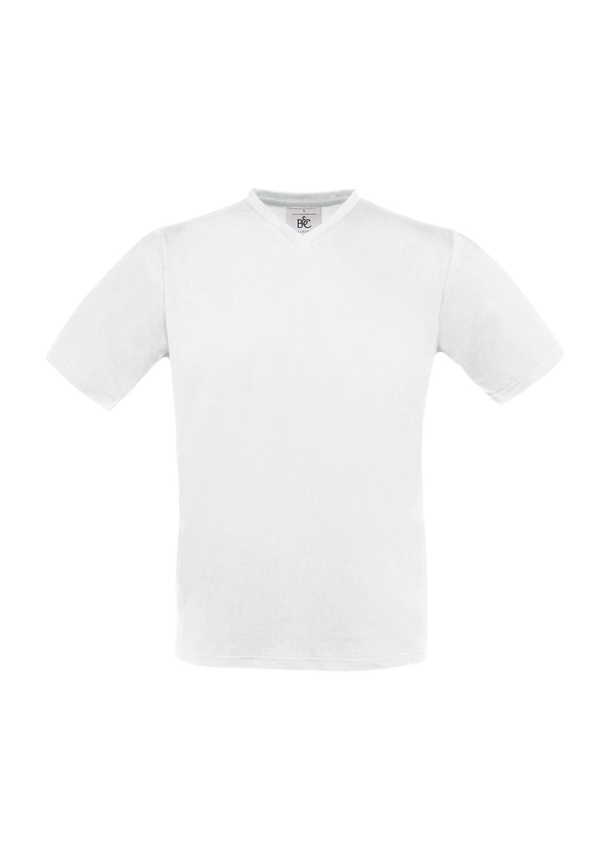 V NECK - WHITE