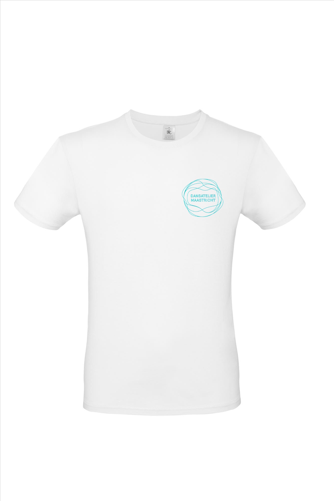 DANSATELIER MAASTRICHT | T-SHIRT WHITE/AQUA